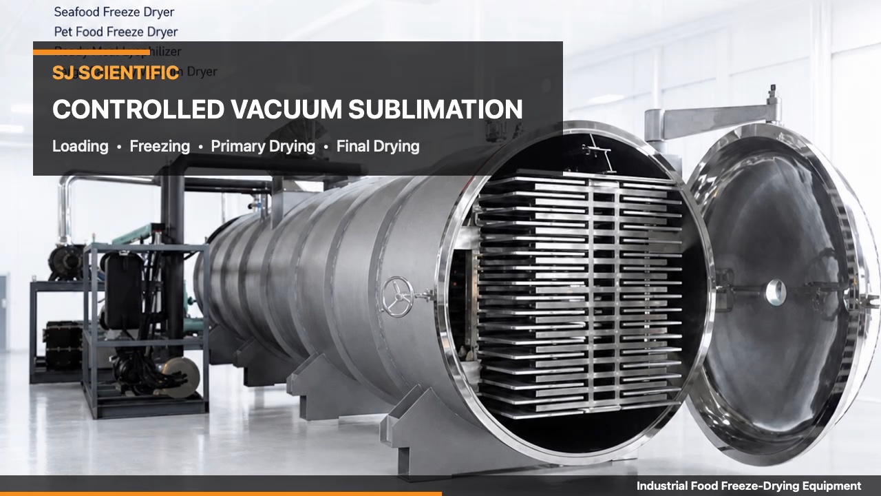 industrial FFD food freeze dryer visual overview for small business scale-up planning